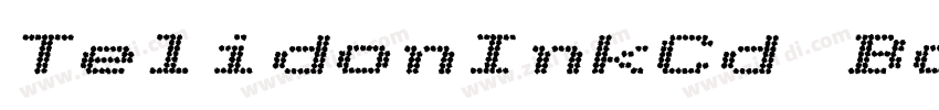TelidonInkCd Bold字体转换 TelidonInkCd Bold字体转换